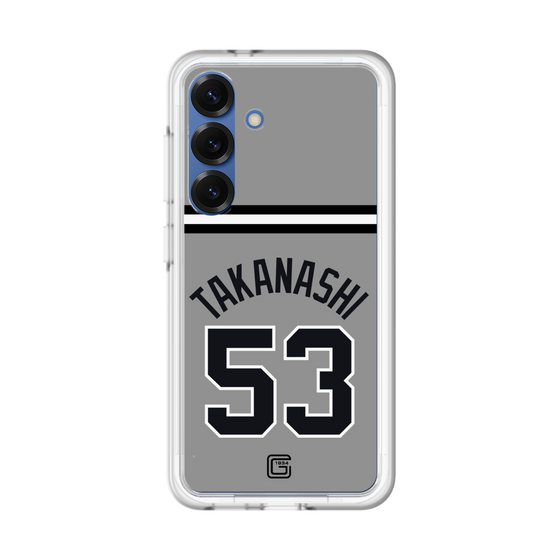 スリムプロテクションプレミアムケース［ 読売ジャイアンツ - #53 TAKANASHI - ビジター ］