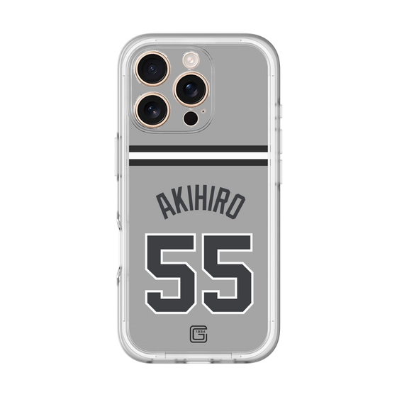 スリムプロテクションプレミアムケース［ 読売ジャイアンツ - #55 AKIHIRO - ビジター ］
