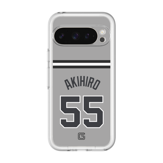 スリムプロテクションプレミアムケース［ 読売ジャイアンツ - #55 AKIHIRO - ビジター ］