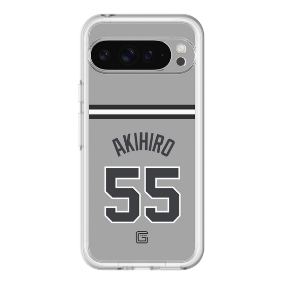 スリムプロテクションプレミアムケース［ 読売ジャイアンツ - #55 AKIHIRO - ビジター ］
