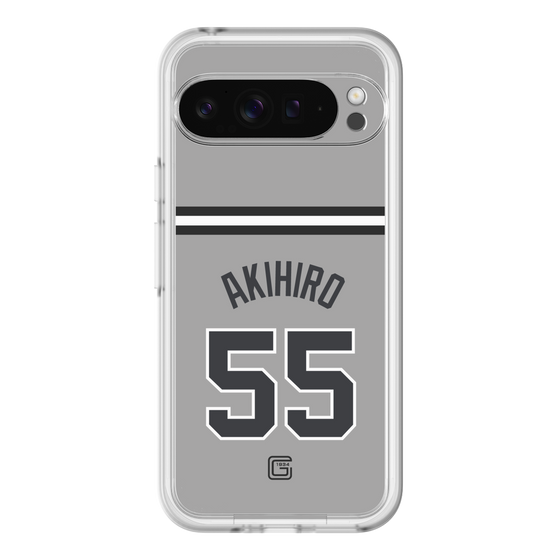 スリムプロテクションプレミアムケース［ 読売ジャイアンツ - #55 AKIHIRO - ビジター ］