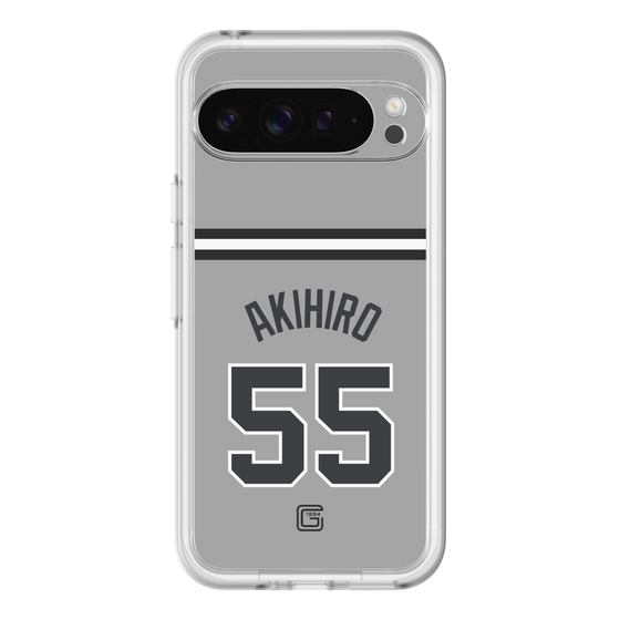 スリムプロテクションプレミアムケース［ 読売ジャイアンツ - #55 AKIHIRO - ビジター ］