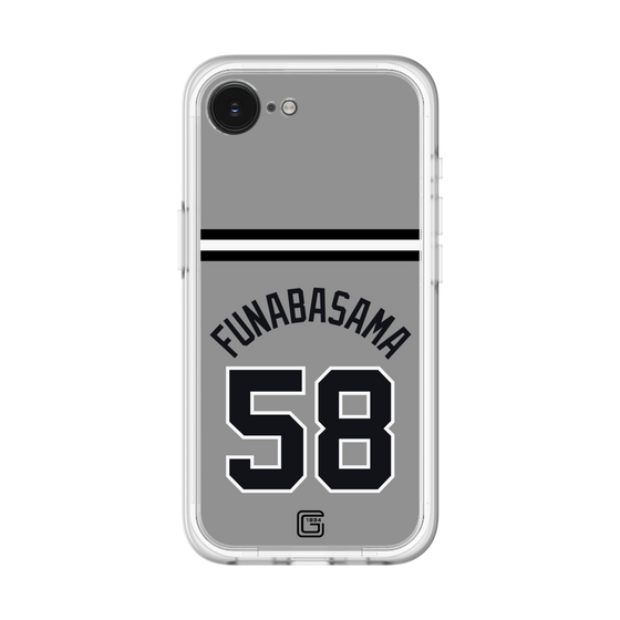 スリムプロテクションプレミアムケース［ 読売ジャイアンツ - #58 FUNABASAMA - ビジター ］