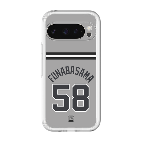スリムプロテクションプレミアムケース［ 読売ジャイアンツ - #58 FUNABASAMA - ビジター ］