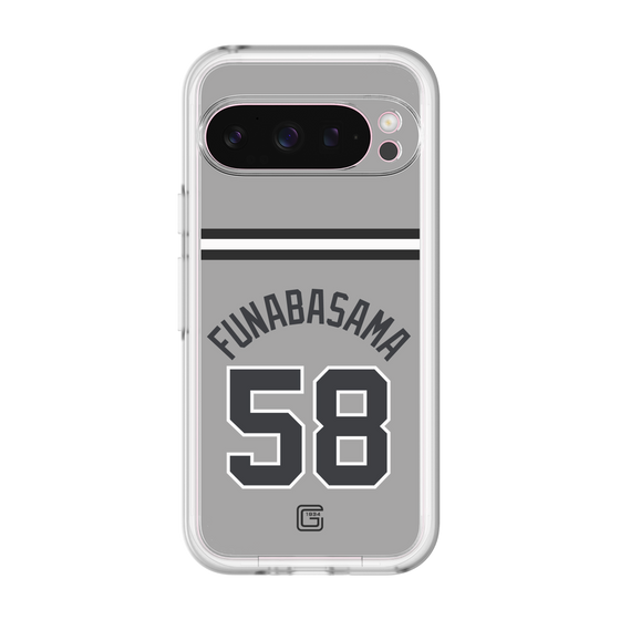 スリムプロテクションプレミアムケース［ 読売ジャイアンツ - #58 FUNABASAMA - ビジター ］