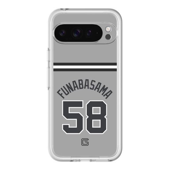 スリムプロテクションプレミアムケース［ 読売ジャイアンツ - #58 FUNABASAMA - ビジター ］