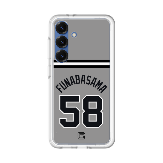 スリムプロテクションプレミアムケース［ 読売ジャイアンツ - #58 FUNABASAMA - ビジター ］