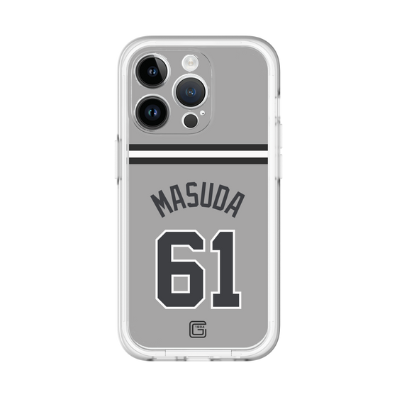 スリムプロテクションプレミアムケース［ 読売ジャイアンツ - #61 MASUDA - ビジター ］