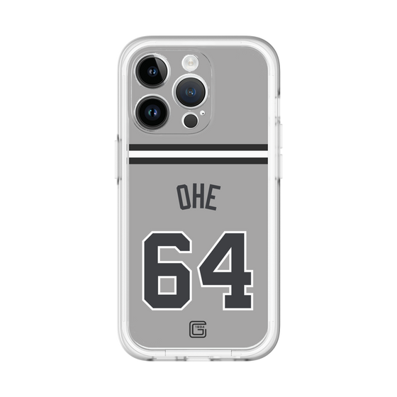 スリムプロテクションプレミアムケース［ 読売ジャイアンツ - #64 OHE - ビジター ］