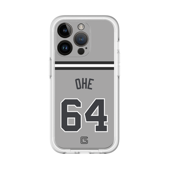 スリムプロテクションプレミアムケース［ 読売ジャイアンツ - #64 OHE - ビジター ］