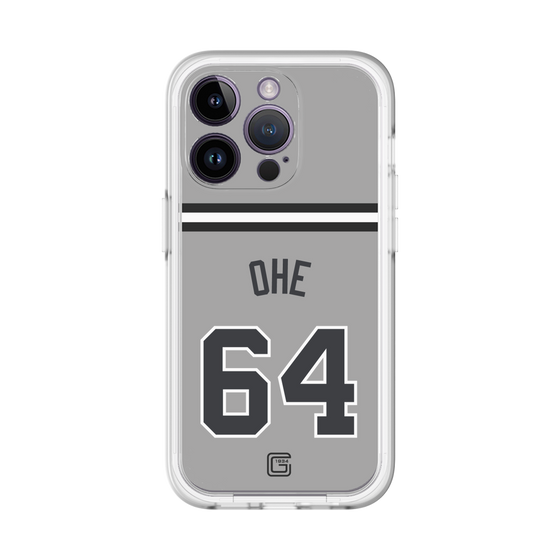 スリムプロテクションプレミアムケース［ 読売ジャイアンツ - #64 OHE - ビジター ］