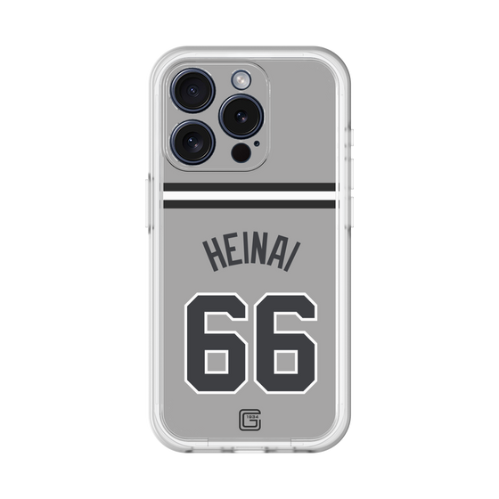 スリムプロテクションプレミアムケース［ 読売ジャイアンツ - #66 HEINAI - ビジター ］