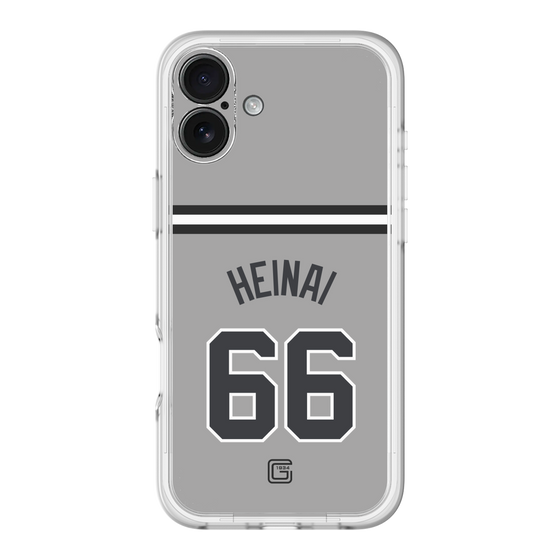スリムプロテクションプレミアムケース［ 読売ジャイアンツ - #66 HEINAI - ビジター ］