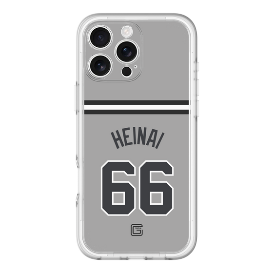 スリムプロテクションプレミアムケース［ 読売ジャイアンツ - #66 HEINAI - ビジター ］