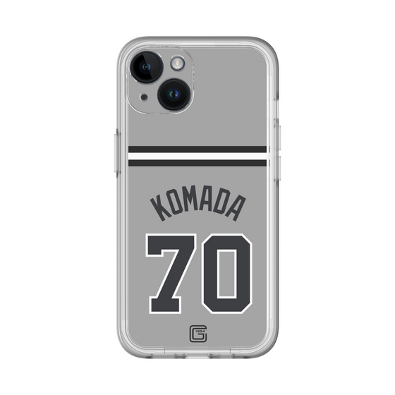 スリムプロテクションプレミアムケース［ 読売ジャイアンツ - #70 KOMADA - ビジター ］