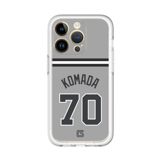 スリムプロテクションプレミアムケース［ 読売ジャイアンツ - #70 KOMADA - ビジター ］