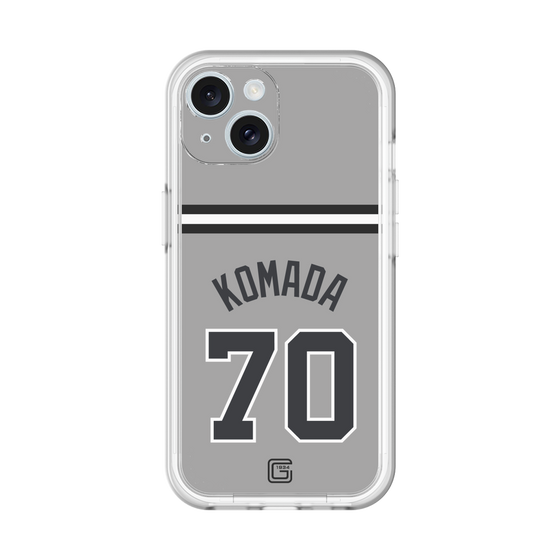 スリムプロテクションプレミアムケース［ 読売ジャイアンツ - #70 KOMADA - ビジター ］