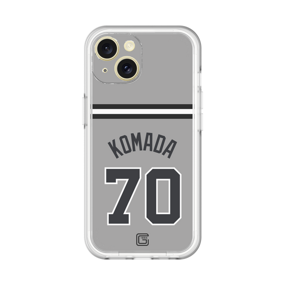 スリムプロテクションプレミアムケース［ 読売ジャイアンツ - #70 KOMADA - ビジター ］