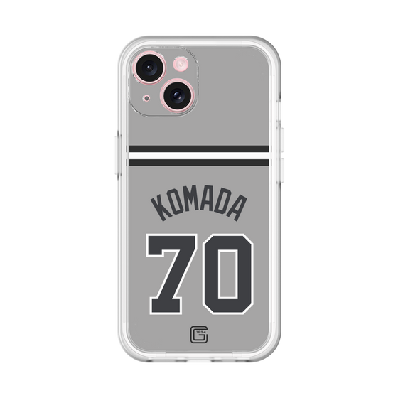 スリムプロテクションプレミアムケース［ 読売ジャイアンツ - #70 KOMADA - ビジター ］