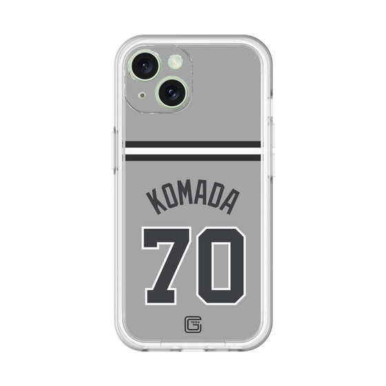 スリムプロテクションプレミアムケース［ 読売ジャイアンツ - #70 KOMADA - ビジター ］