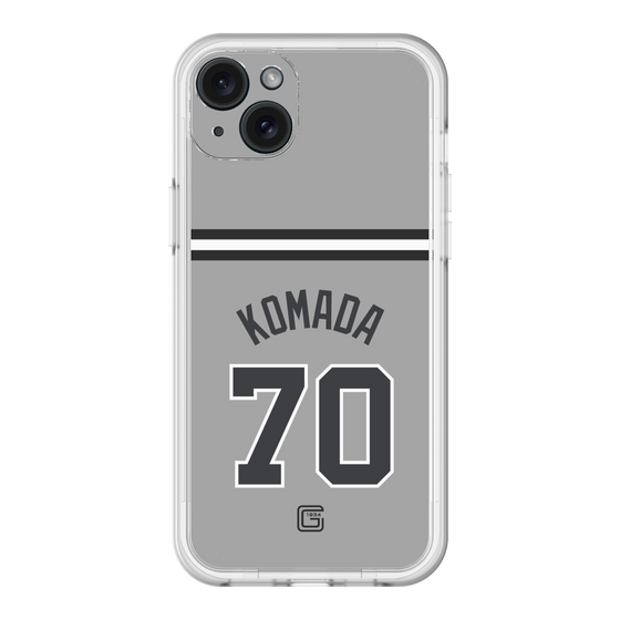 スリムプロテクションプレミアムケース［ 読売ジャイアンツ - #70 KOMADA - ビジター ］