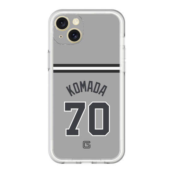 スリムプロテクションプレミアムケース［ 読売ジャイアンツ - #70 KOMADA - ビジター ］