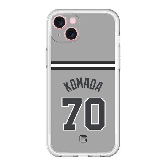 スリムプロテクションプレミアムケース［ 読売ジャイアンツ - #70 KOMADA - ビジター ］