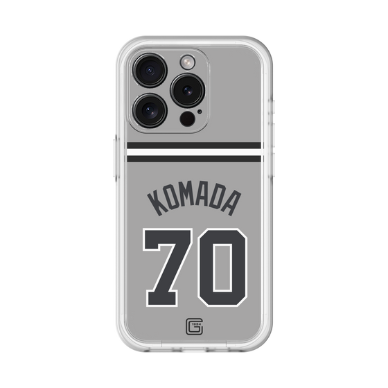 スリムプロテクションプレミアムケース［ 読売ジャイアンツ - #70 KOMADA - ビジター ］