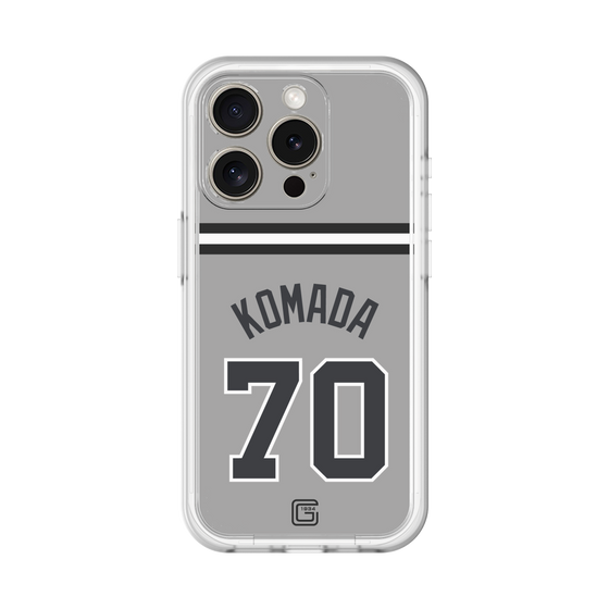 スリムプロテクションプレミアムケース［ 読売ジャイアンツ - #70 KOMADA - ビジター ］
