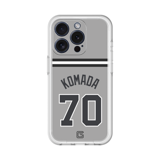 スリムプロテクションプレミアムケース［ 読売ジャイアンツ - #70 KOMADA - ビジター ］