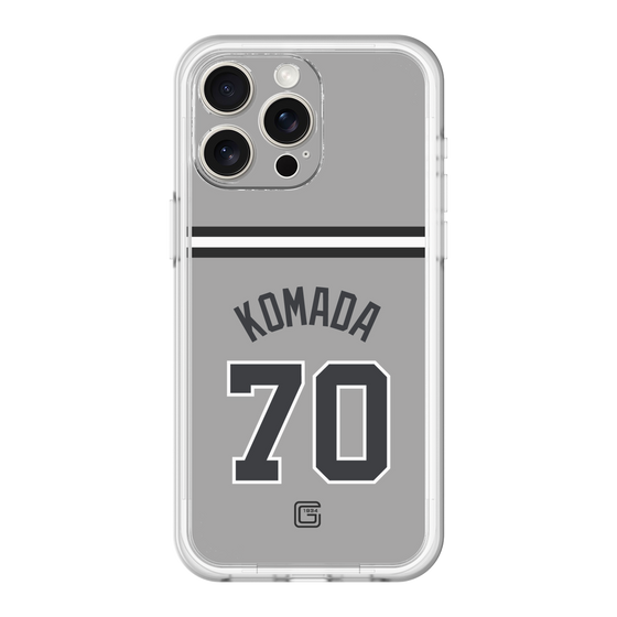 スリムプロテクションプレミアムケース［ 読売ジャイアンツ - #70 KOMADA - ビジター ］