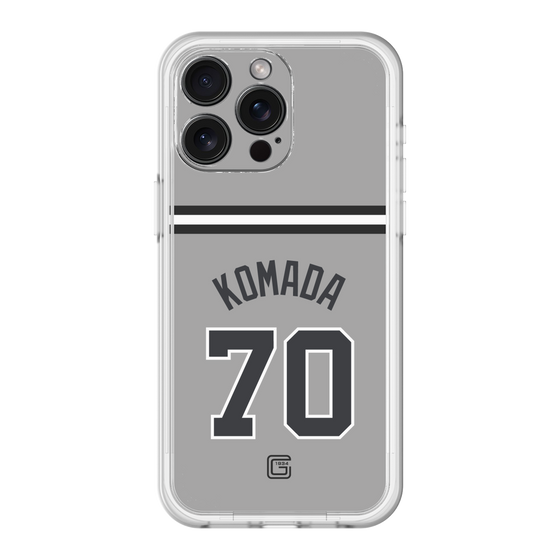 スリムプロテクションプレミアムケース［ 読売ジャイアンツ - #70 KOMADA - ビジター ］