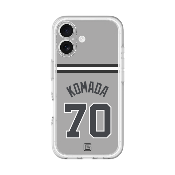 スリムプロテクションプレミアムケース［ 読売ジャイアンツ - #70 KOMADA - ビジター ］