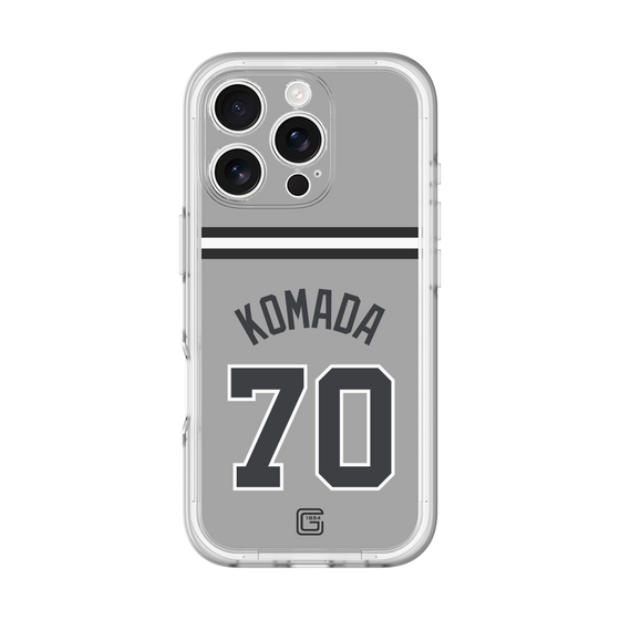 スリムプロテクションプレミアムケース［ 読売ジャイアンツ - #70 KOMADA - ビジター ］