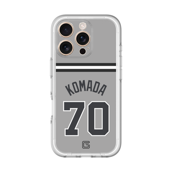 スリムプロテクションプレミアムケース［ 読売ジャイアンツ - #70 KOMADA - ビジター ］
