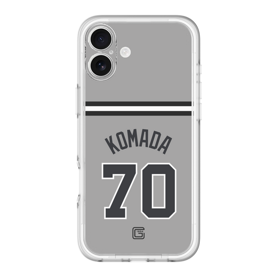 スリムプロテクションプレミアムケース［ 読売ジャイアンツ - #70 KOMADA - ビジター ］