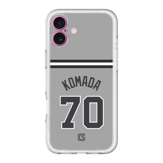 スリムプロテクションプレミアムケース［ 読売ジャイアンツ - #70 KOMADA - ビジター ］