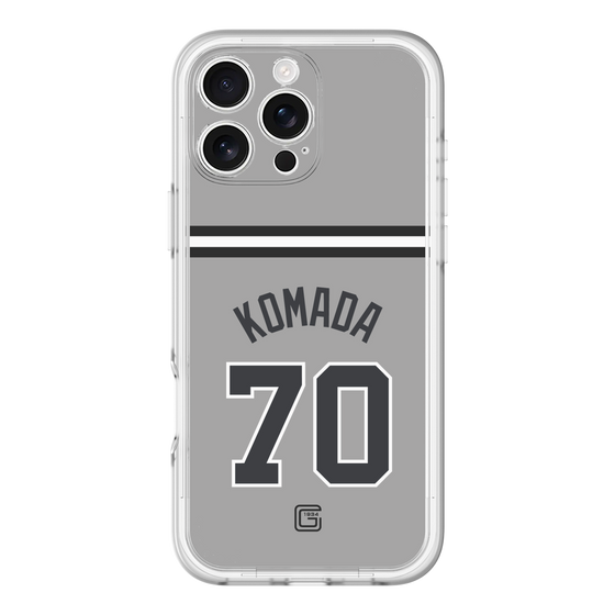 スリムプロテクションプレミアムケース［ 読売ジャイアンツ - #70 KOMADA - ビジター ］