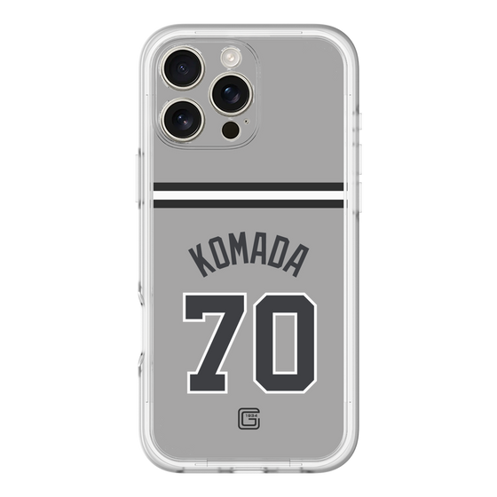 スリムプロテクションプレミアムケース［ 読売ジャイアンツ - #70 KOMADA - ビジター ］