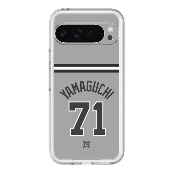スリムプロテクションプレミアムケース［ 読売ジャイアンツ - #71 YAMAGUCHI - ビジター ］