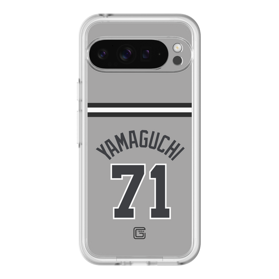 スリムプロテクションプレミアムケース［ 読売ジャイアンツ - #71 YAMAGUCHI - ビジター ］