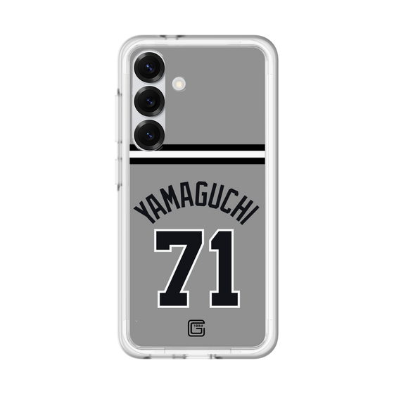 スリムプロテクションプレミアムケース［ 読売ジャイアンツ - #71 YAMAGUCHI - ビジター ］