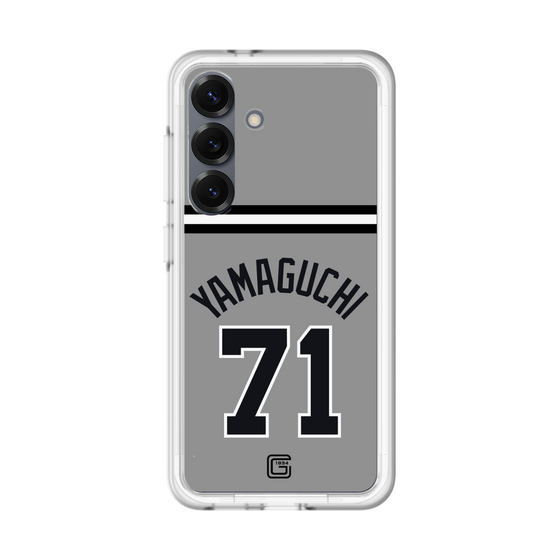 スリムプロテクションプレミアムケース［ 読売ジャイアンツ - #71 YAMAGUCHI - ビジター ］