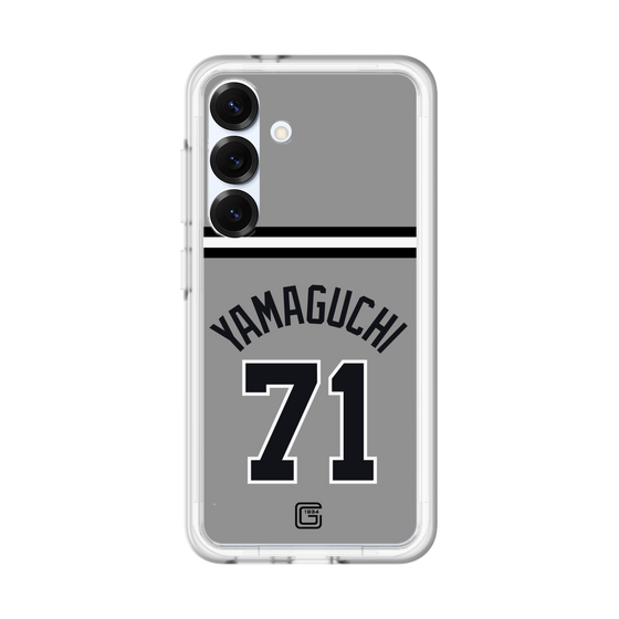 スリムプロテクションプレミアムケース［ 読売ジャイアンツ - #71 YAMAGUCHI - ビジター ］