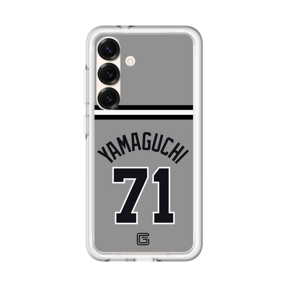 スリムプロテクションプレミアムケース［ 読売ジャイアンツ - #71 YAMAGUCHI - ビジター ］