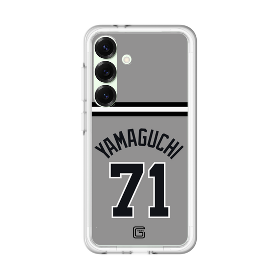 スリムプロテクションプレミアムケース［ 読売ジャイアンツ - #71 YAMAGUCHI - ビジター ］