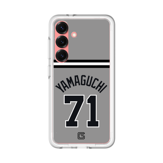スリムプロテクションプレミアムケース［ 読売ジャイアンツ - #71 YAMAGUCHI - ビジター ］