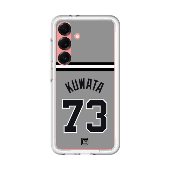 スリムプロテクションプレミアムケース［ 読売ジャイアンツ - #73 KUWATA - ビジター ］