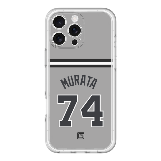スリムプロテクションプレミアムケース［ 読売ジャイアンツ - #74 MURATA - ビジター ］