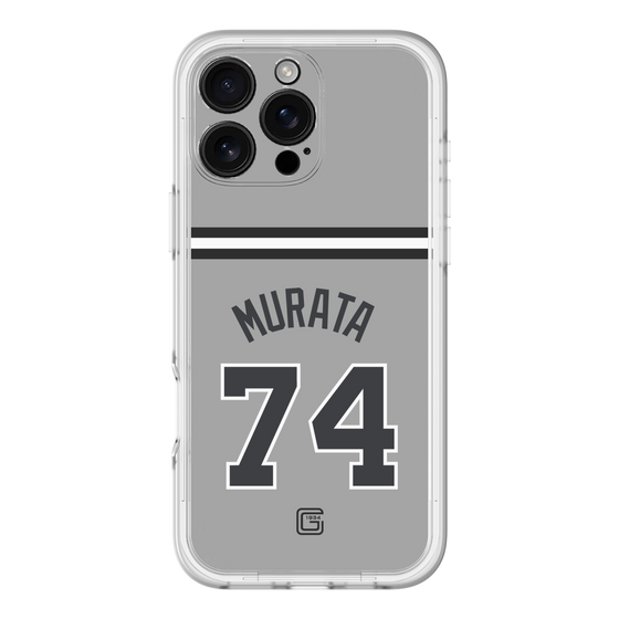 スリムプロテクションプレミアムケース［ 読売ジャイアンツ - #74 MURATA - ビジター ］